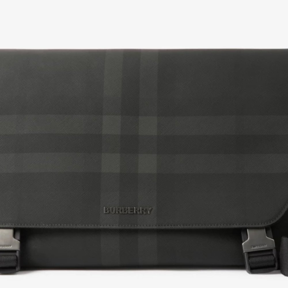 Burberry LikeNew Large Wright Messenger Bag